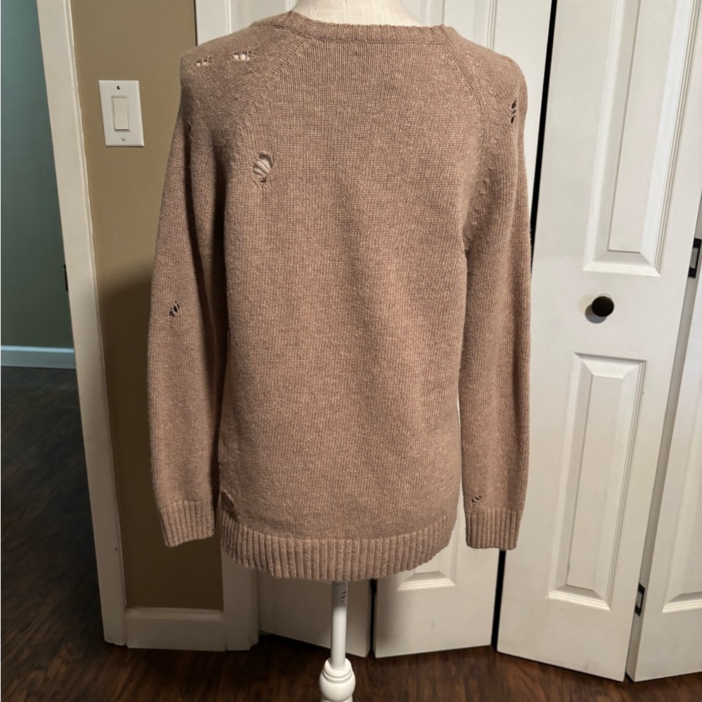 Anine Bing Distressed Brown Sweater Size Small - Picture 4 of 9